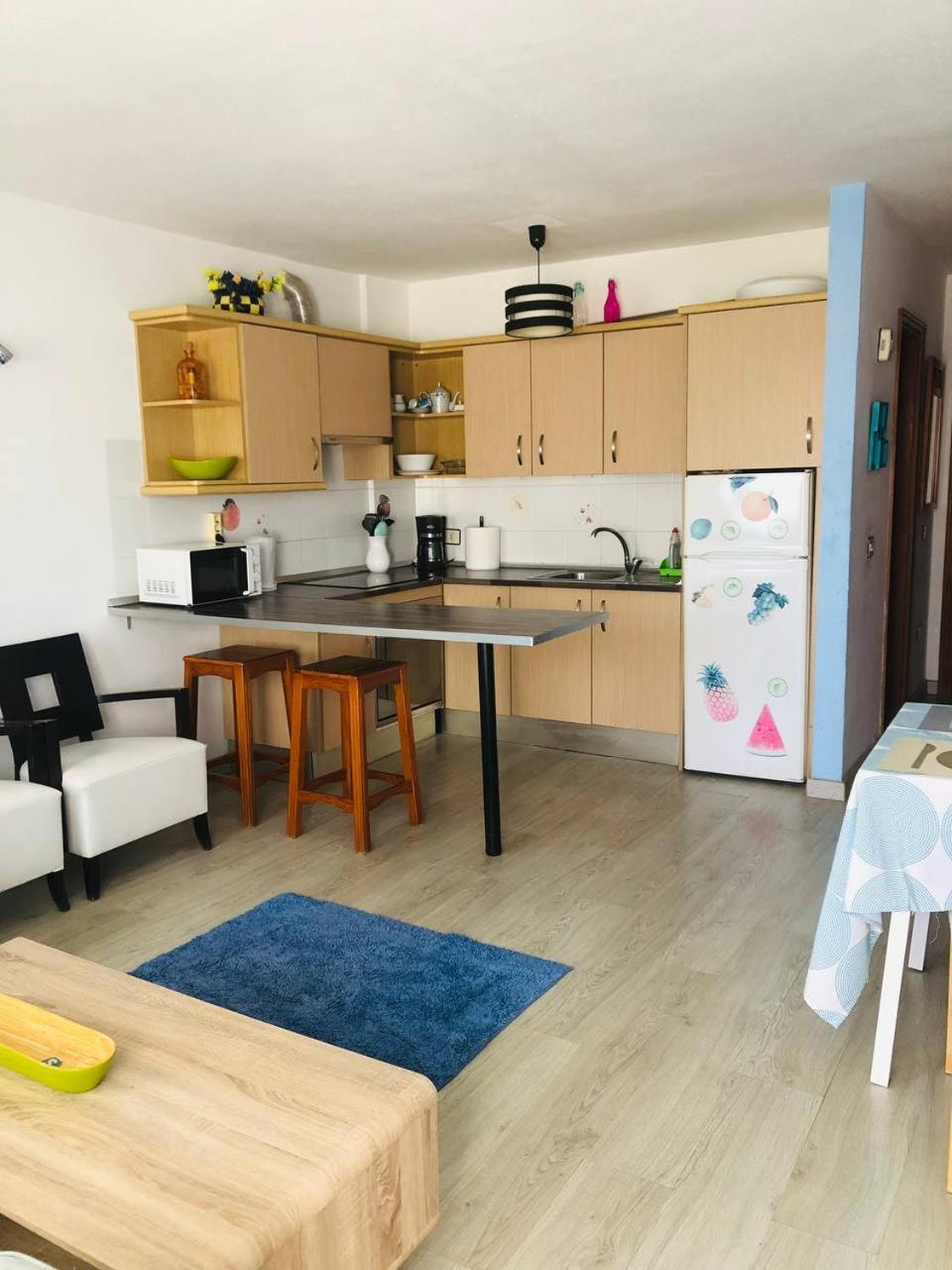 First Line Beach Apartment With Ocean View La Arena بويرتو دي سانتياغو المظهر الخارجي الصورة